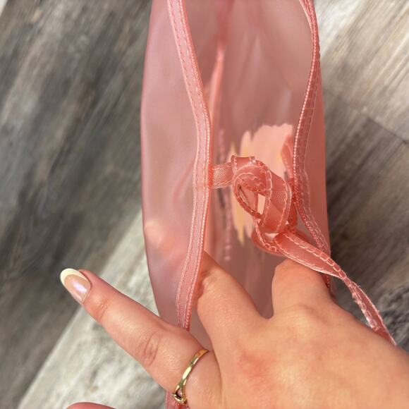 Vintage 90s Hello Kitty in Hawaii Pink Translucent Double Strap Summer Tote Bag - Picture 5 of 5